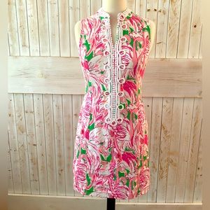 Lilly Pulitzer flamingo print dress